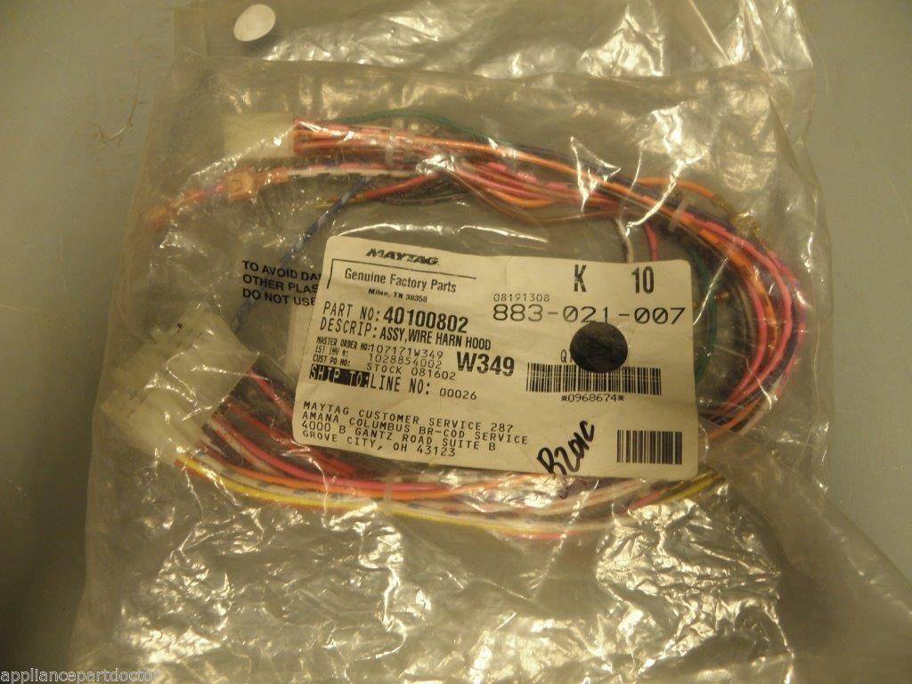 Amana Washer 40100802 Wiring harness NEW IN BOX Amana Washer 40100802 Wiring harness NEW IN BOX
